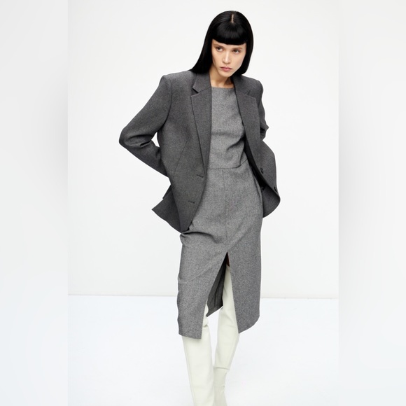 COPY - NWOT Lime charcoal gray oversized blazer, size s - Picture 12 of 12